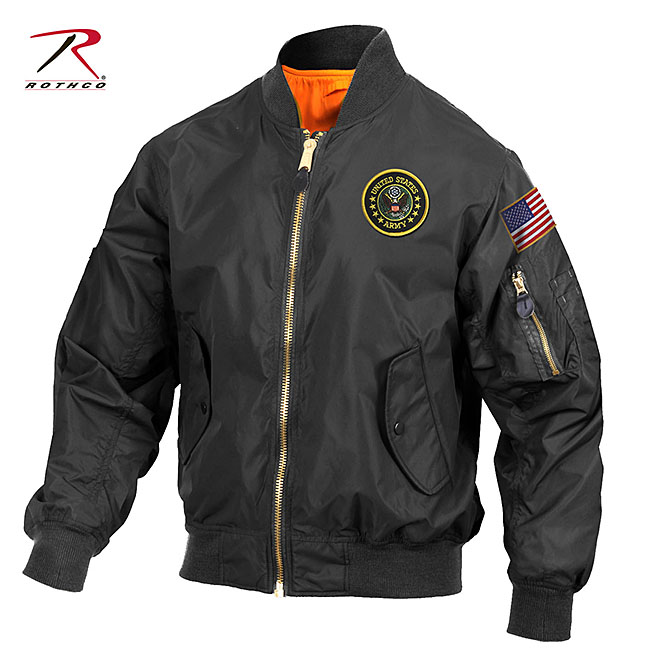 Flight Pilot MA1 Bomber Biker Military Jacket - Famous Jackets